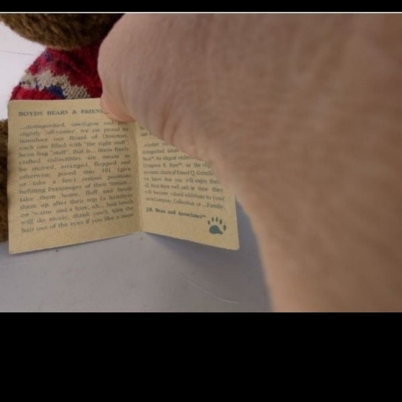 Vintage plush moose, stuffed animal toy, j.b. bean - Picture 5 of 5